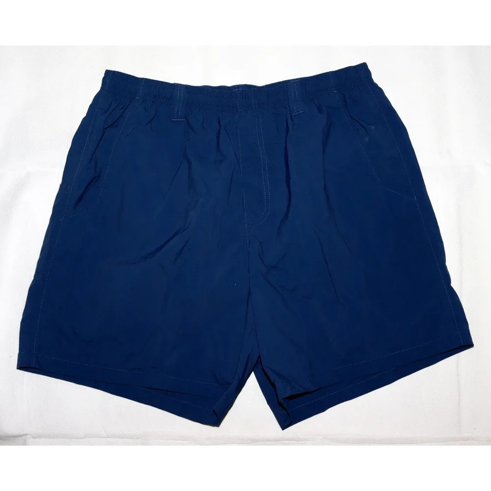 Columbia PFG Men's Lined Nylon Swim‎ Trunks Blue Shorts Size Medium